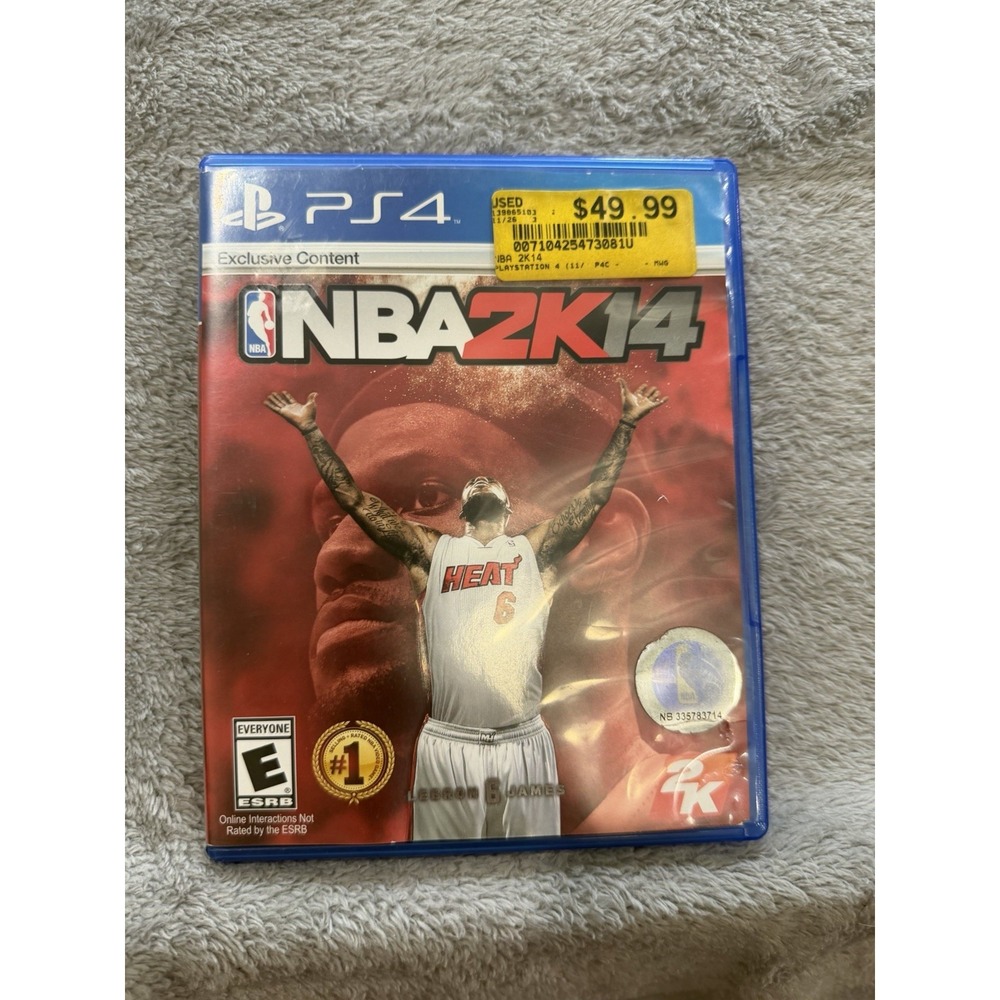 NBA 2K14 – PS4 – LeBron James – Complete with Case & Disc